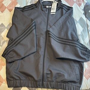Adidas Men's Charcoal Windbreaker
